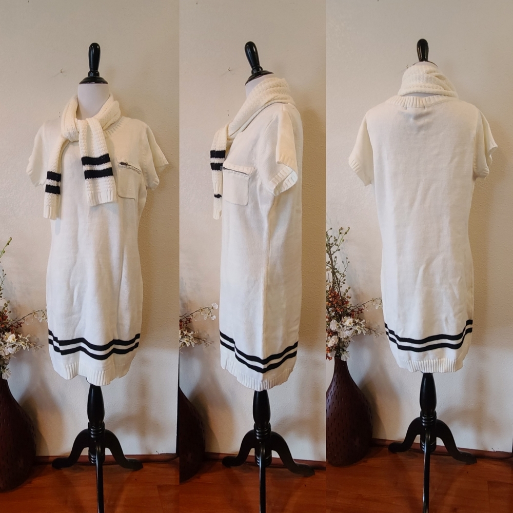 Samantha Rose Sweater Dress & Scraf XL